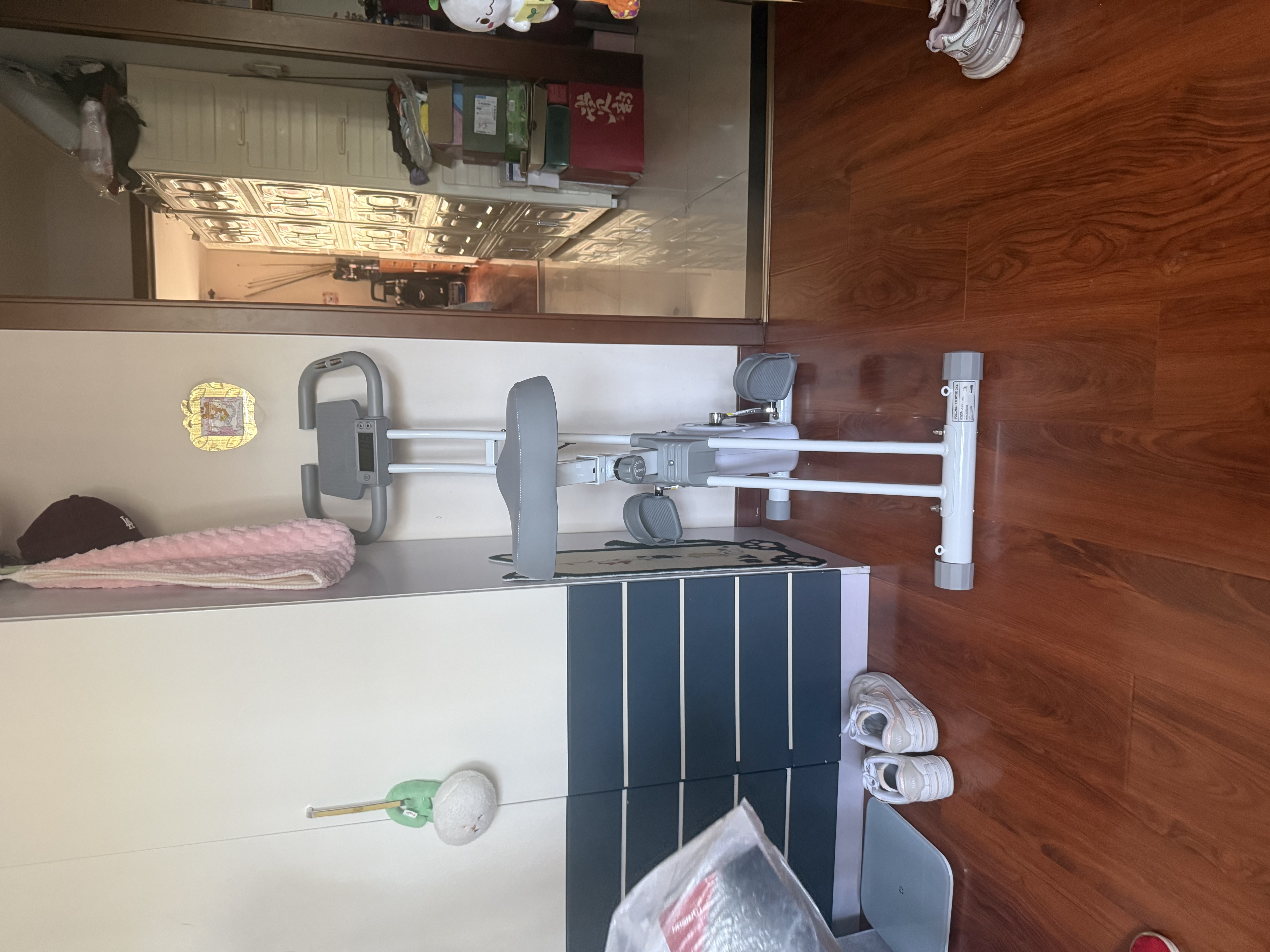 HARISON汉臣动感单车家用健身车全折叠单车健身器 MONICAFIT MT-X3Leco 实拍图