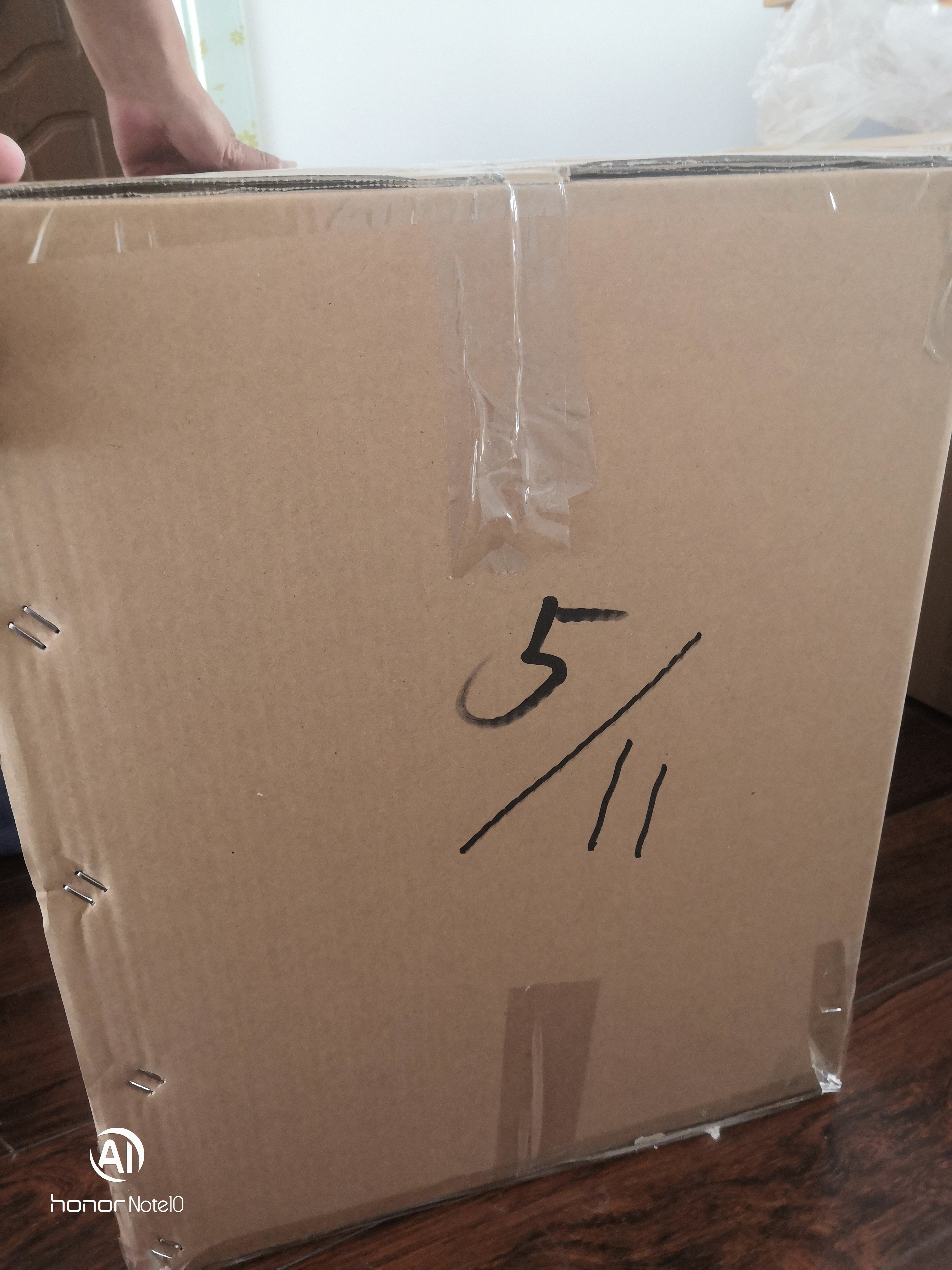 于字简【全网低价】5个装加厚搬家纸箱 特大号60*40*50cm 办公纸箱收纳箱 储物整理箱打包纸箱5381 实拍图