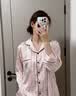 维多利亚的秘密（Victoria's Secret）维密 明星同款 宅度假水光绸家居服丝滑长袖长裤睡衣套装 实拍图