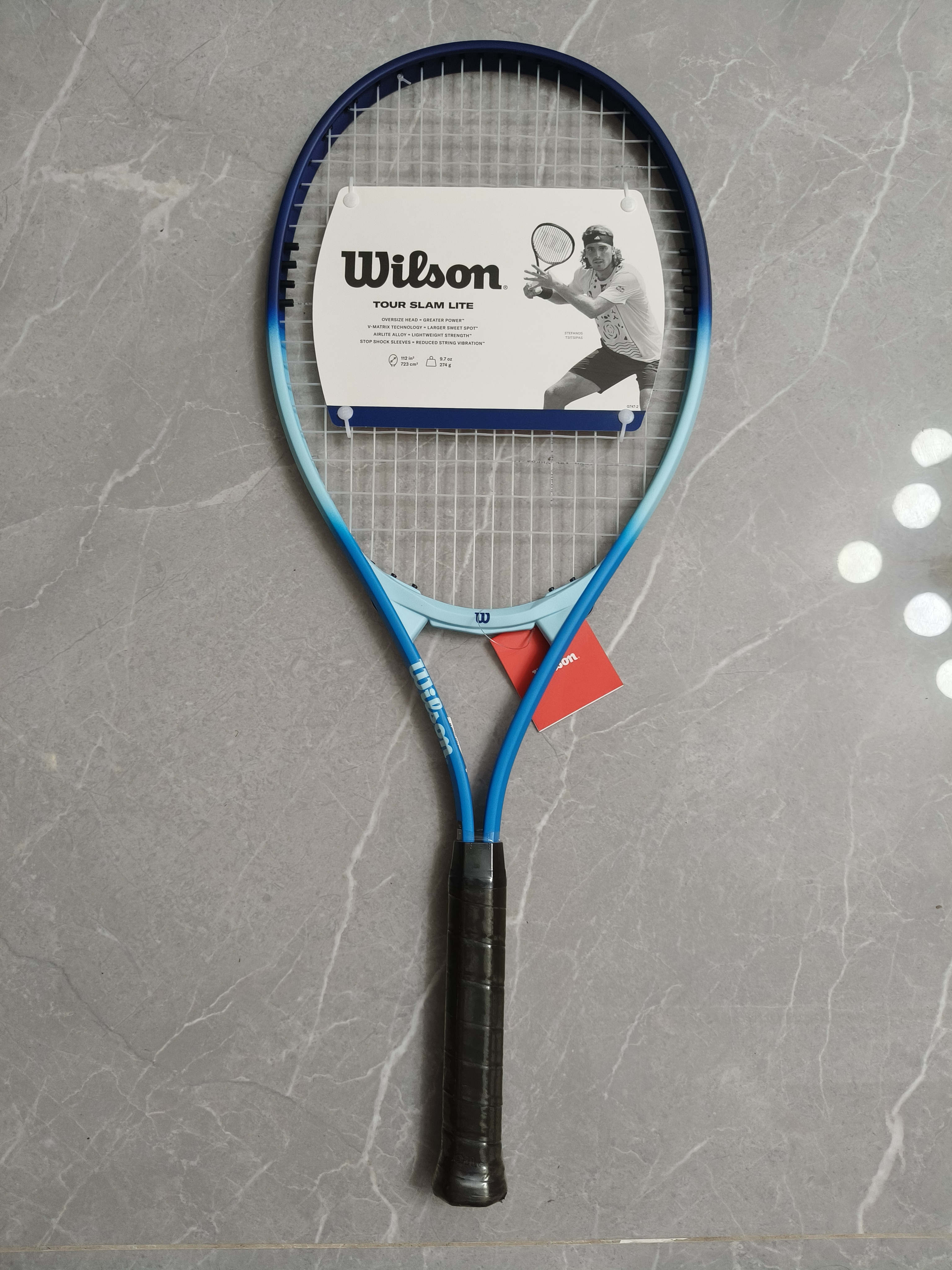 Wilson威尔胜TOUR SLAM系列暗影蓝铝合金分体初学拍WR199010U2 实拍图