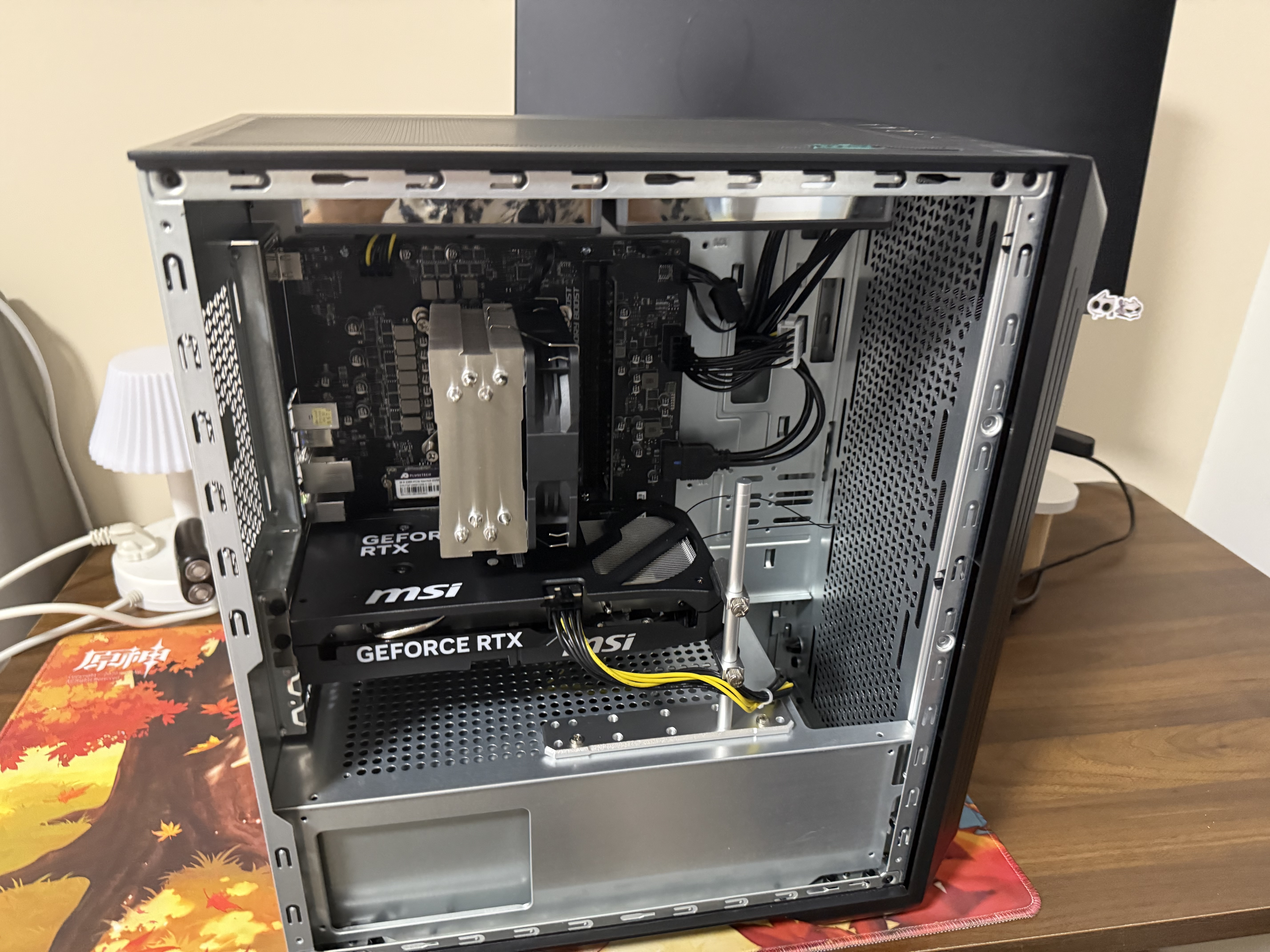 微星（MSI）暗黑骑士Codex i5 14400F/RTX5060Ti 8G/16G/512G 国家补贴电竞游戏设计师台式电脑主机整机 实拍图