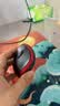 罗技（Logitech）M185鼠标 无线鼠标 办公鼠标 对称鼠标 黑色红边 带无线2.4G接收器 实拍图