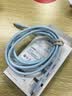 ANKER安克 充电线苹果【MFI认证】iphone12/13/14手机充电器亲肤type-c转lightning快充数据线 1.8m蓝 实拍图