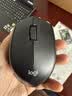 罗技（Logitech）M330 静音鼠标 无线鼠标 办公鼠标 右手鼠标 带无线微型接收器 黑色 实拍图