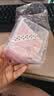 优家（UPLUS）双色双面三角植绒散粉扑7片盒装粉饼粉扑定妆化妆蜜粉扑 实拍图