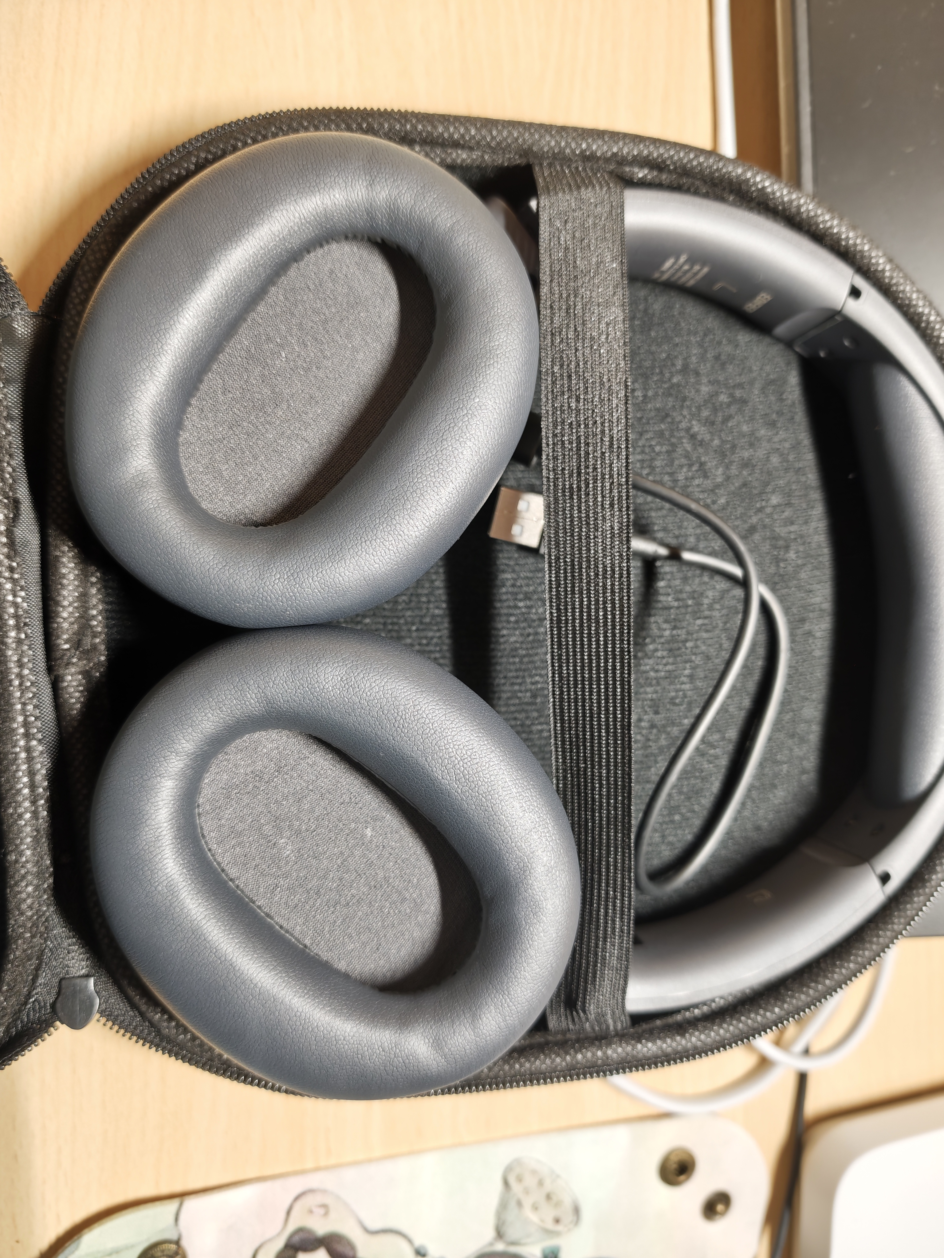 漫步者（EDIFIER）W820NB三金标版 头戴式主动降噪蓝牙耳机 无线83小时续航游戏通话音乐运动学生网课耳麦 生日礼物 午夜灰+耳机包+晒单返20 实拍图