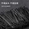 优家（UPLUS）皮筋头绳【100根】发绳发圈高弹力橡皮筋扎头发皮套黑色美妆工具 实拍图