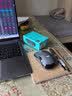 罗技（Logitech）M220 轻音鼠标 无线鼠标 办公鼠标 对称鼠标 带无线微型接收器 灰黑色 实拍图