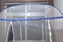艾薇 学生蚊帐宿舍 蒙古包蚊帐 单开门 1.2米 深蓝色【上下铺通用】 实拍图