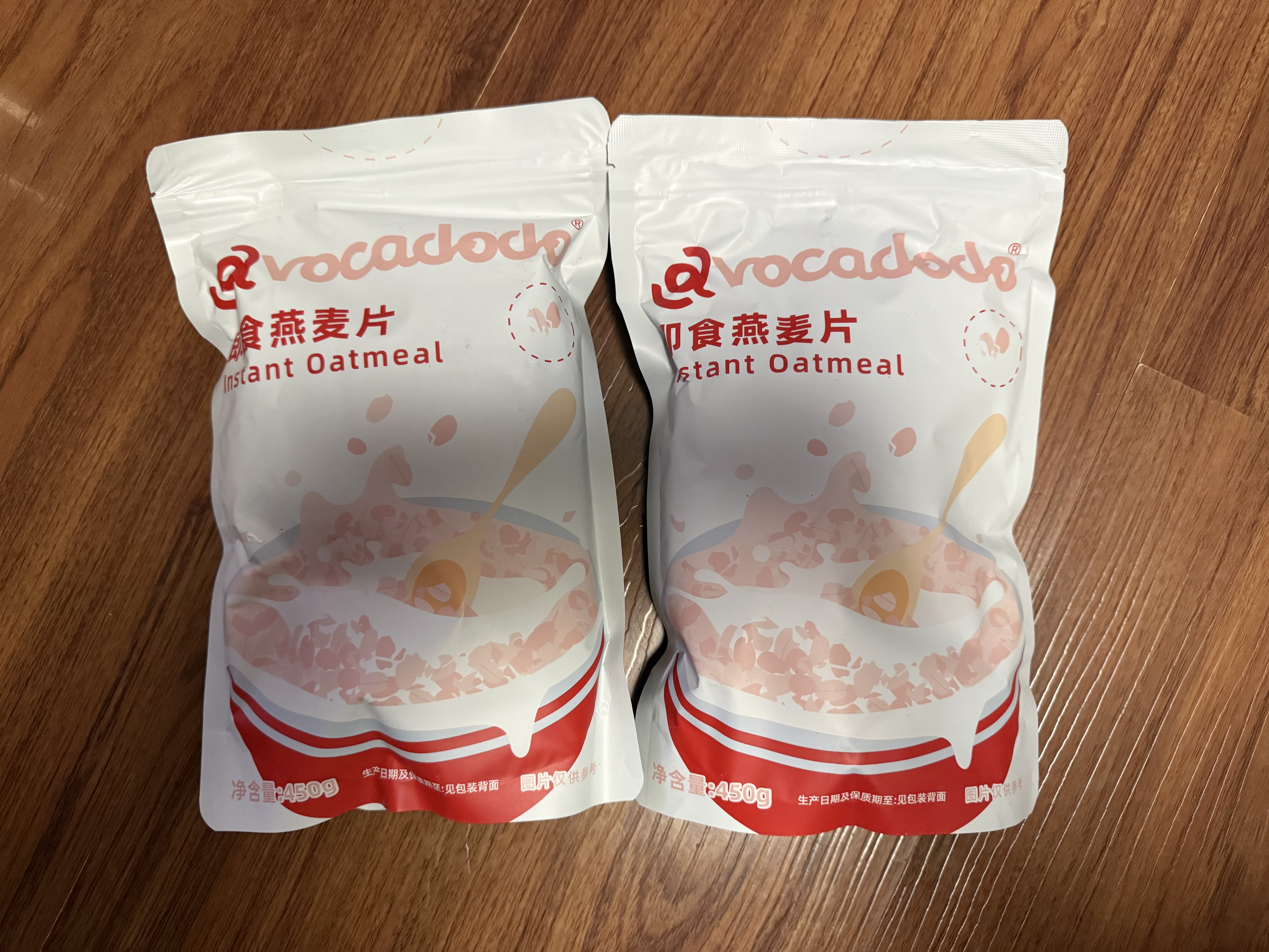 AVOCADODO来自澳洲即食纯燕麦片无小麦麸质早餐免煮冲饮老式燕麦牛油果果 【拍4袋送燕麦杯】澳洲即食燕麦450g*1袋 实拍图