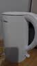 美的（Midea）电热水壶烧水壶1.7L304不锈钢0涂层双层隔热自动断电1500W养生冲奶2026新款 MK-SH17M130 实拍图