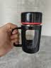 新款玻璃杯商务防爆把手大容量手柄办公室泡茶水杯防摔男女杯子 活动商务黑【两款随机发】 500ml 实拍图