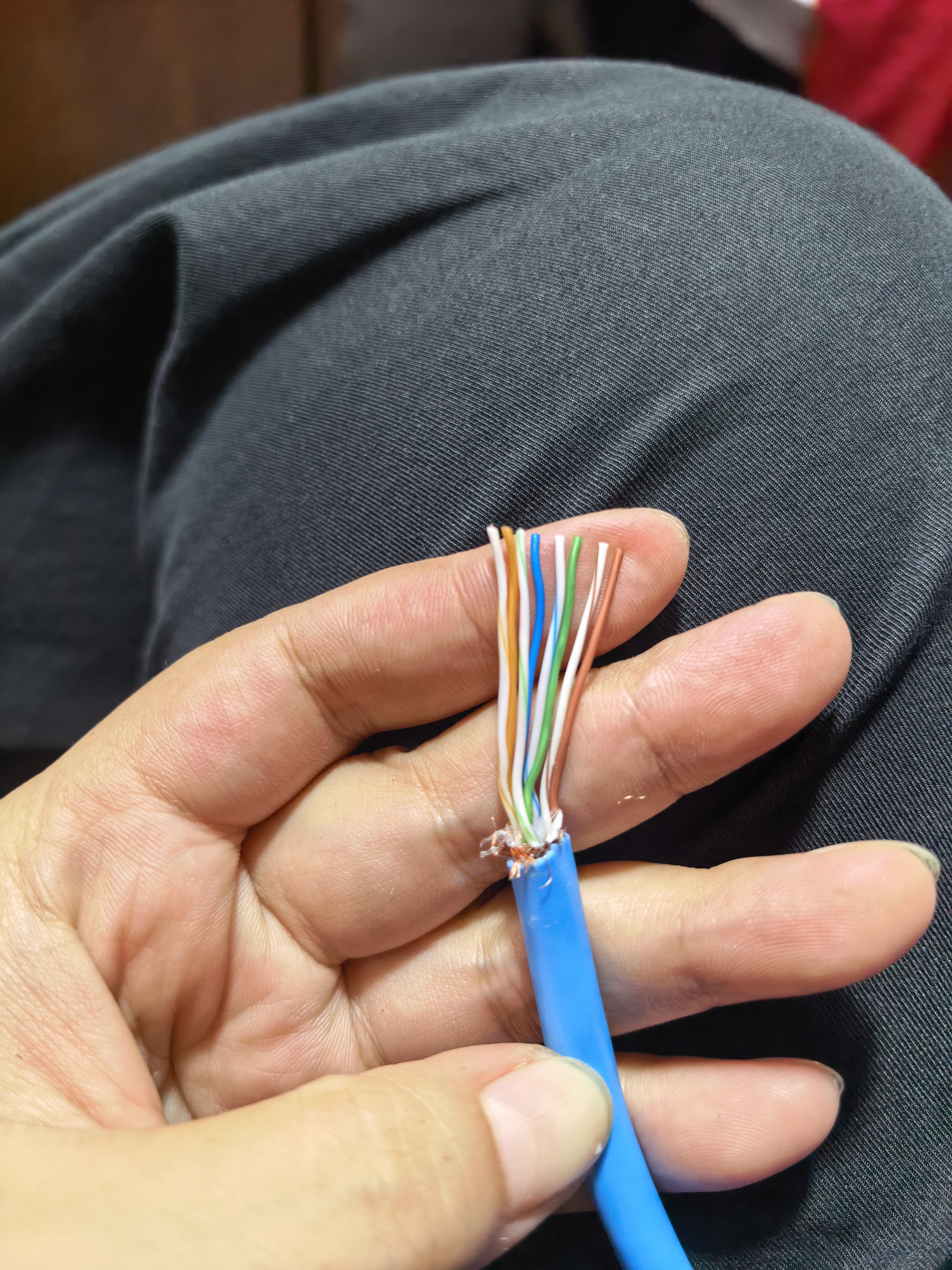 毕亚兹 六类千兆工程网线【0.51±0.02mm纯铜线芯】CAT6类非屏蔽双绞线 家装网络POE监控布线305米 实拍图