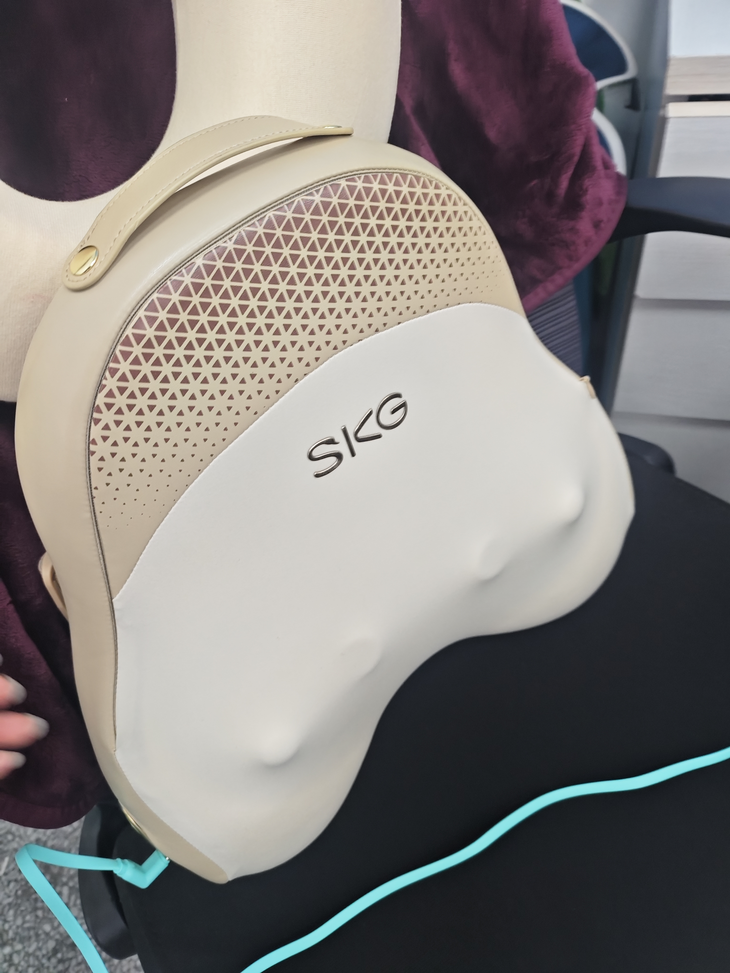 SKG【中秋节礼品】腰部按摩仪腰靠腰背一体肩颈脖子小腿全身多功能车载靠垫按摩器实用礼物送父母长辈 【限定手提礼盒】T5 2代Ultra高性价比 实拍图