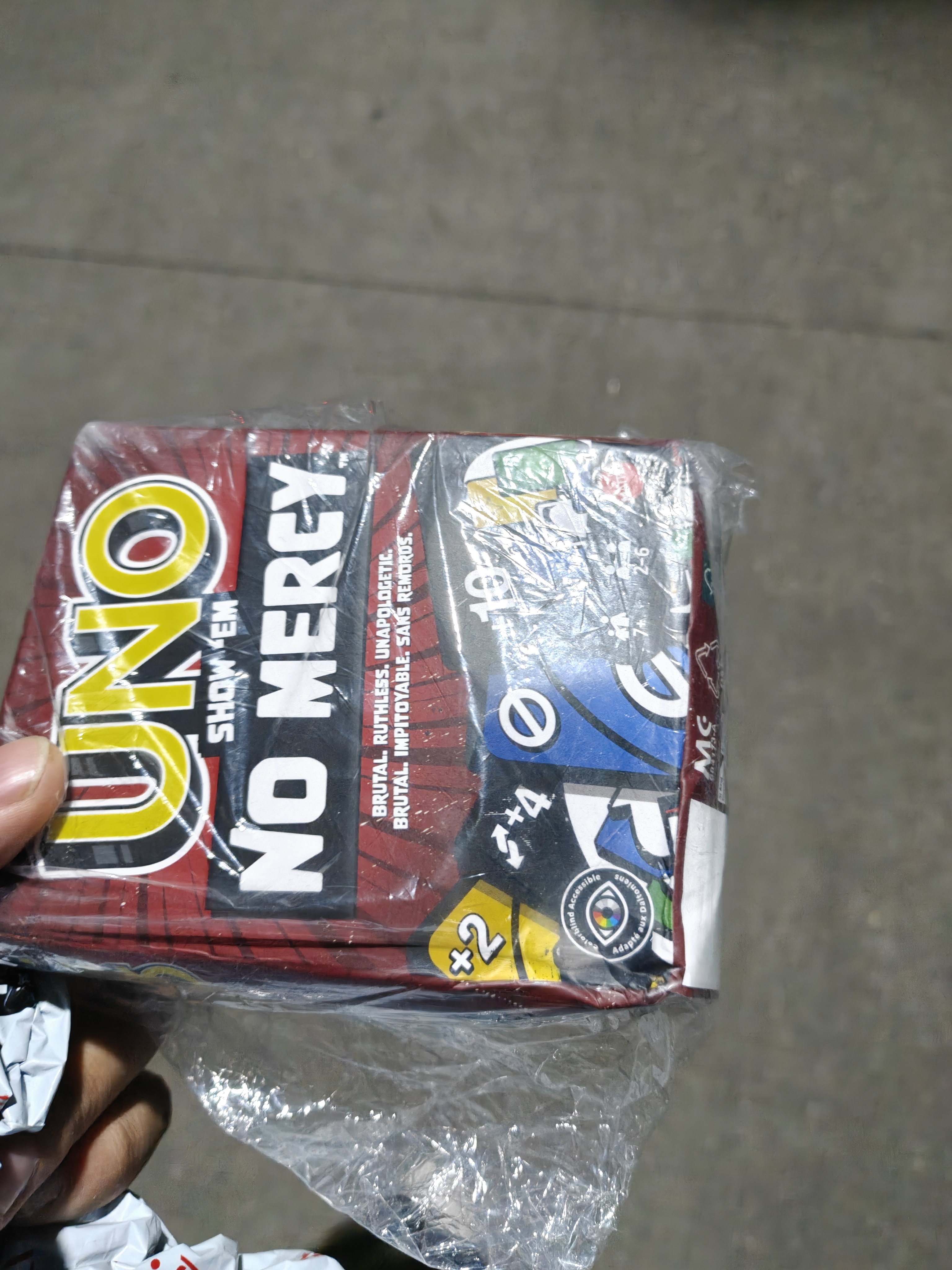 UNO【美泰正版UNO】生日礼物减压桌游毫不留情系列纸牌HWV18 实拍图