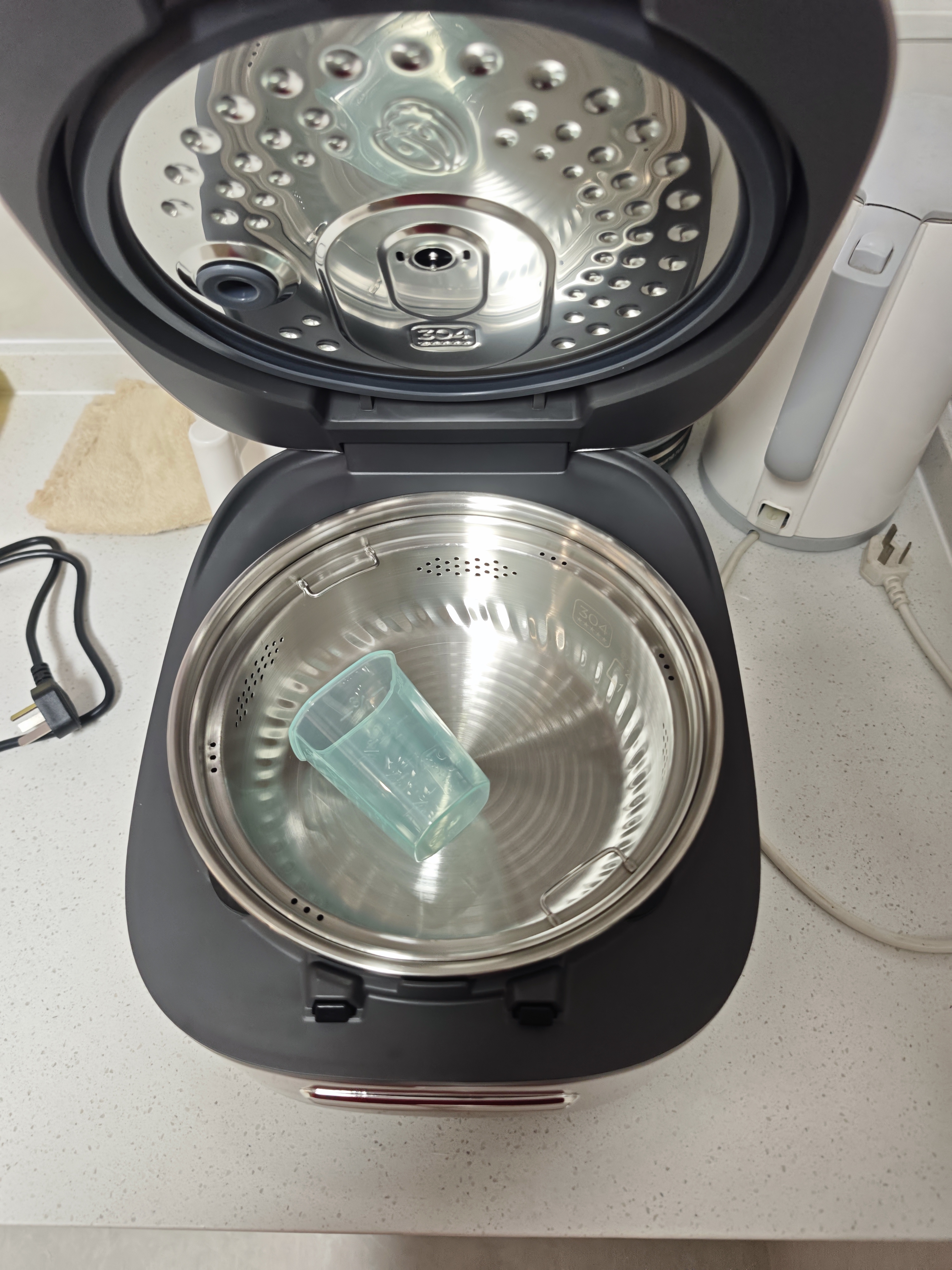 美的（Midea）【政府补贴】电饭煲钛0涂层IH加热4升无涂层低升糖柴火饭4-5人不粘锅多功能智能电饭锅MB-HS453S 实拍图