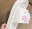 名创优品拖鞋女家居踩屎感室内鞋新款可爱四季拖鞋  凯蒂猫白 36-37 实拍图