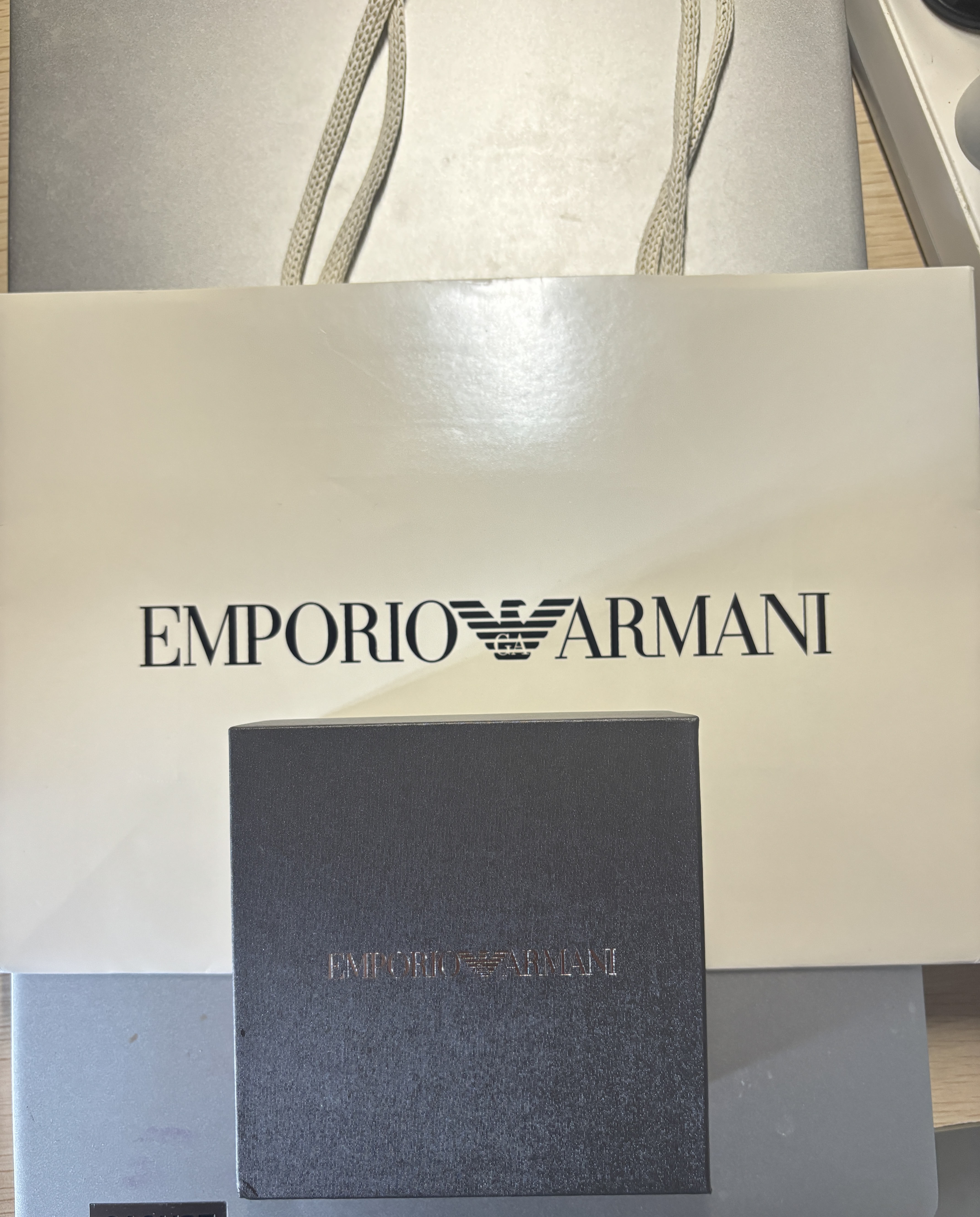 EMPORIO ARMANI阿玛尼个性鹰标百搭项链男士简约生日礼物送老公EGS2919040 实拍图