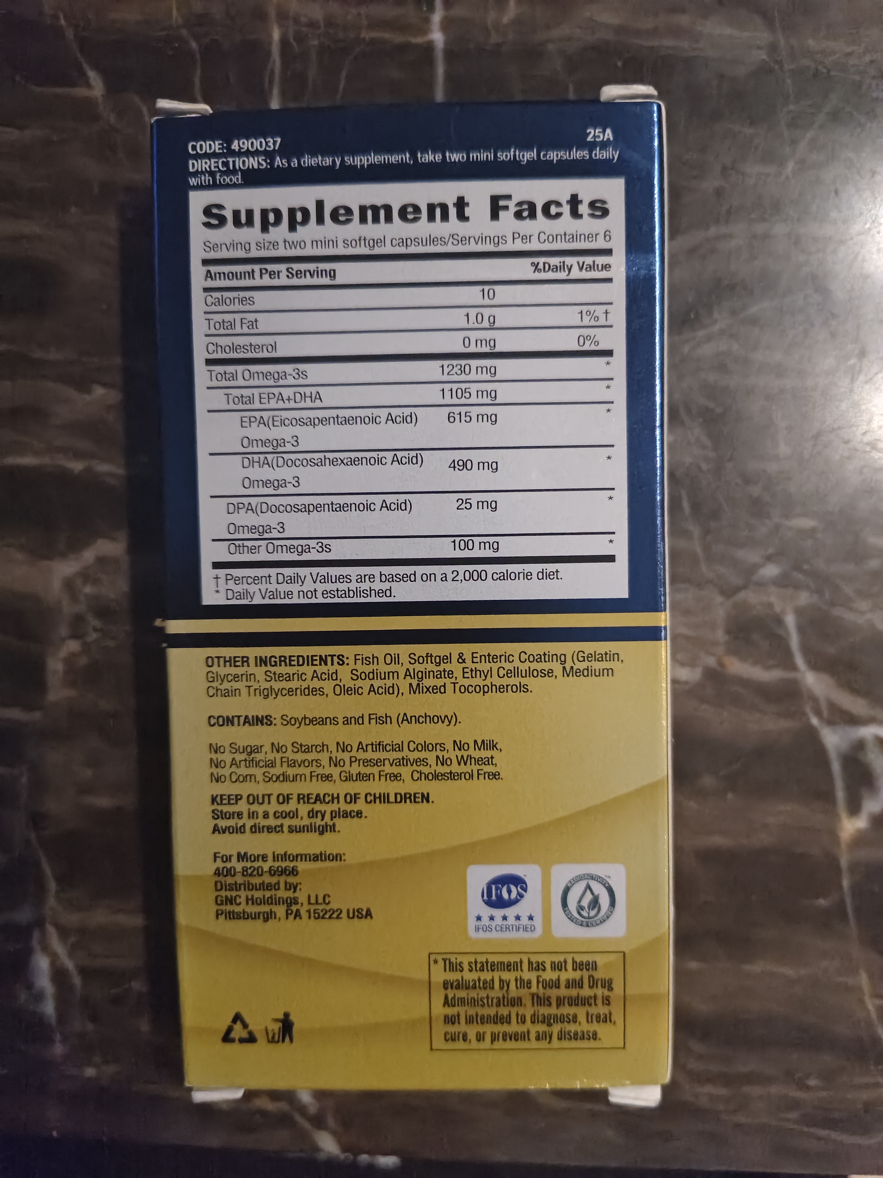 澳佳宝（Blackmores）小金钻深海鱼油95%高纯度omega-3呵护血管澳洲进口自营60粒 实拍图