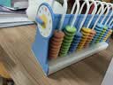 得力（deli）9行儿童计数器带钟表教具小学生加减法四年级9档计算架算术认知启蒙算盘益智玩具教材同步开学文具 实拍图