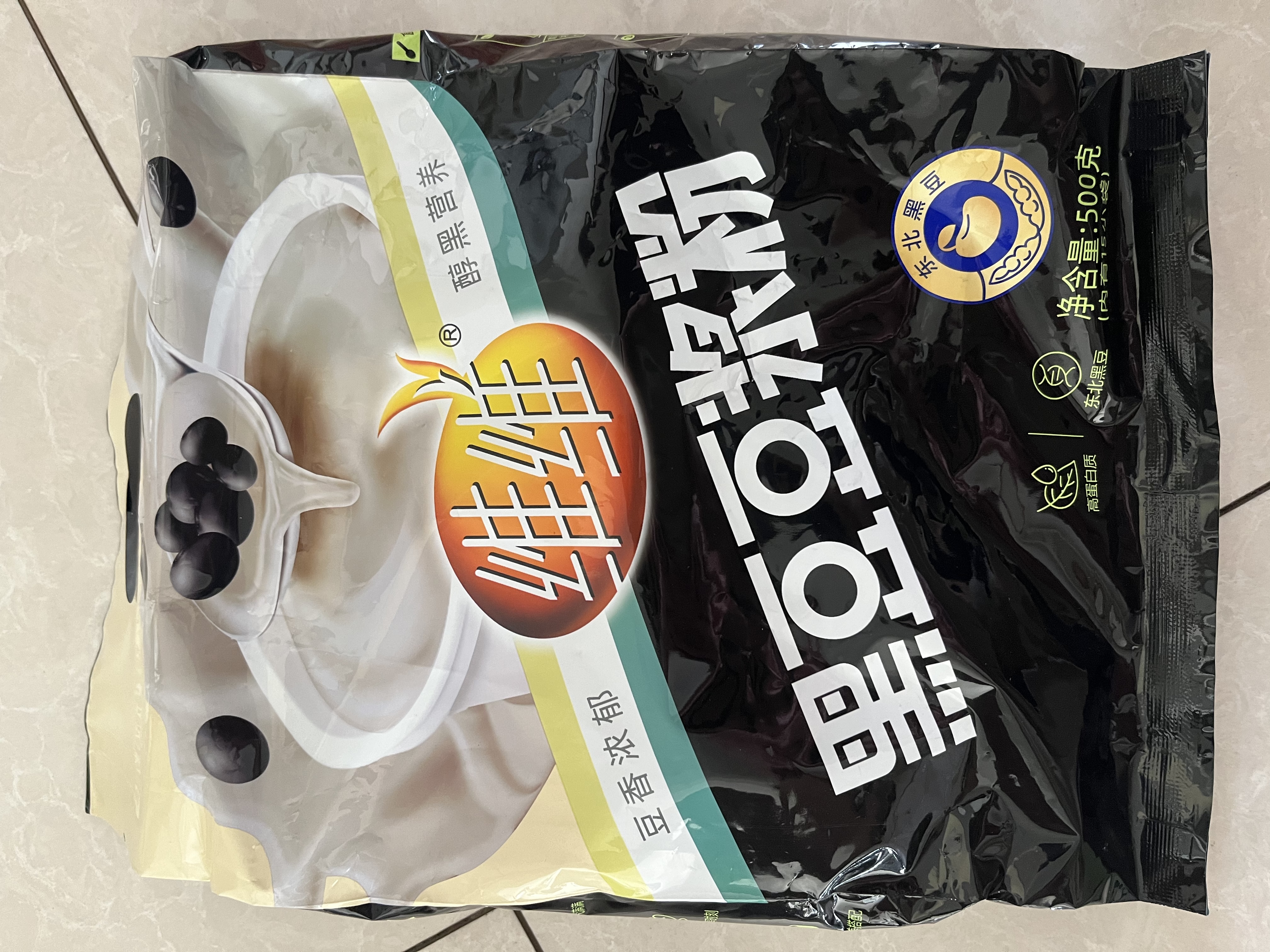 维维东北黑豆豆浆粉500g营养早餐 速溶即食冲饮谷物代餐  独立小包装 实拍图