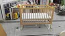 babycare婴儿床0-3岁宝宝实木床儿童床高度可调可移动多功能拼接床蒙柯PRO 实拍图