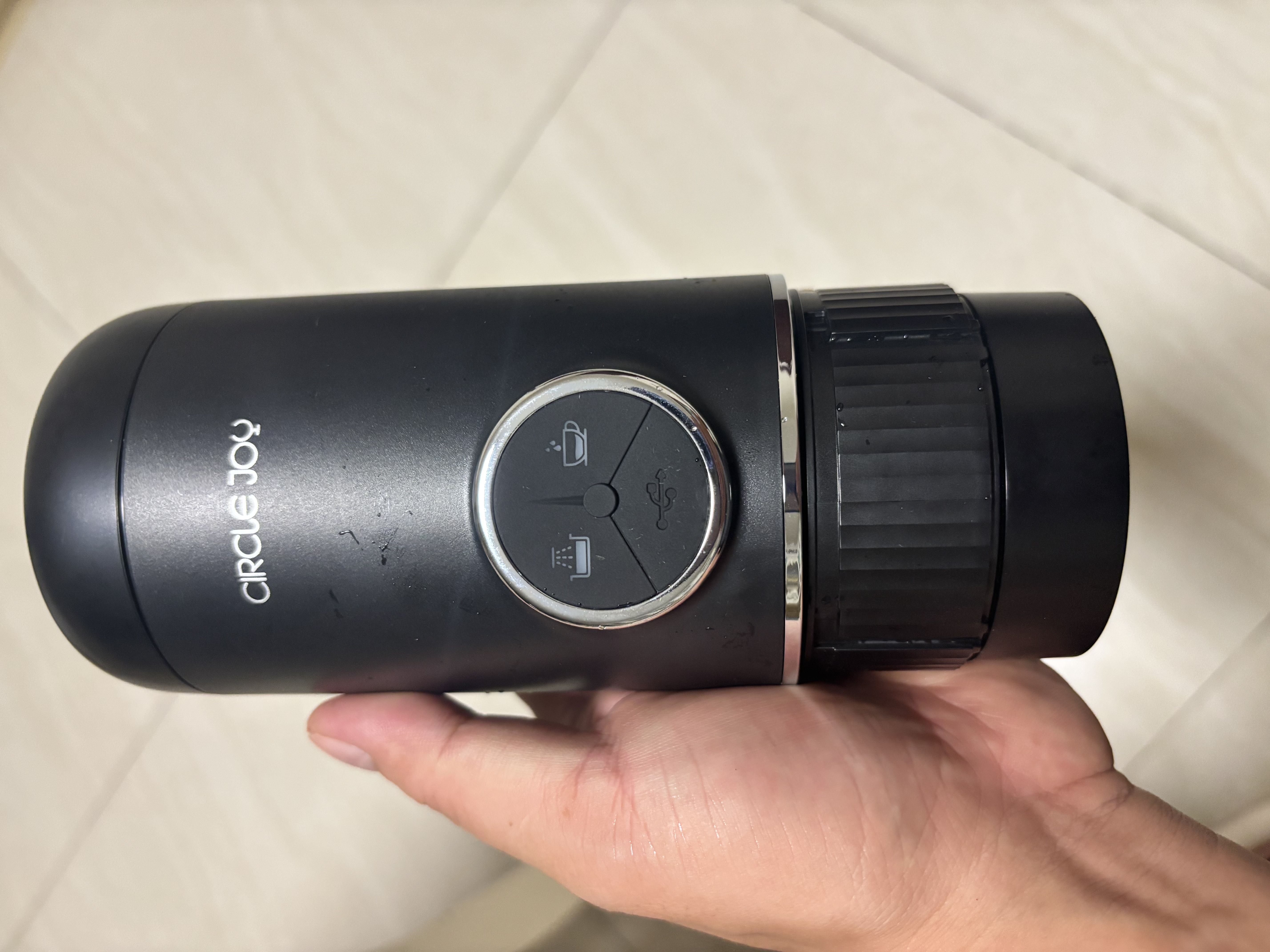 圆乐（circle joy）迷你便携式咖啡机 意式浓缩半自动家用户外露营胶囊预浸泡咖啡机 实拍图