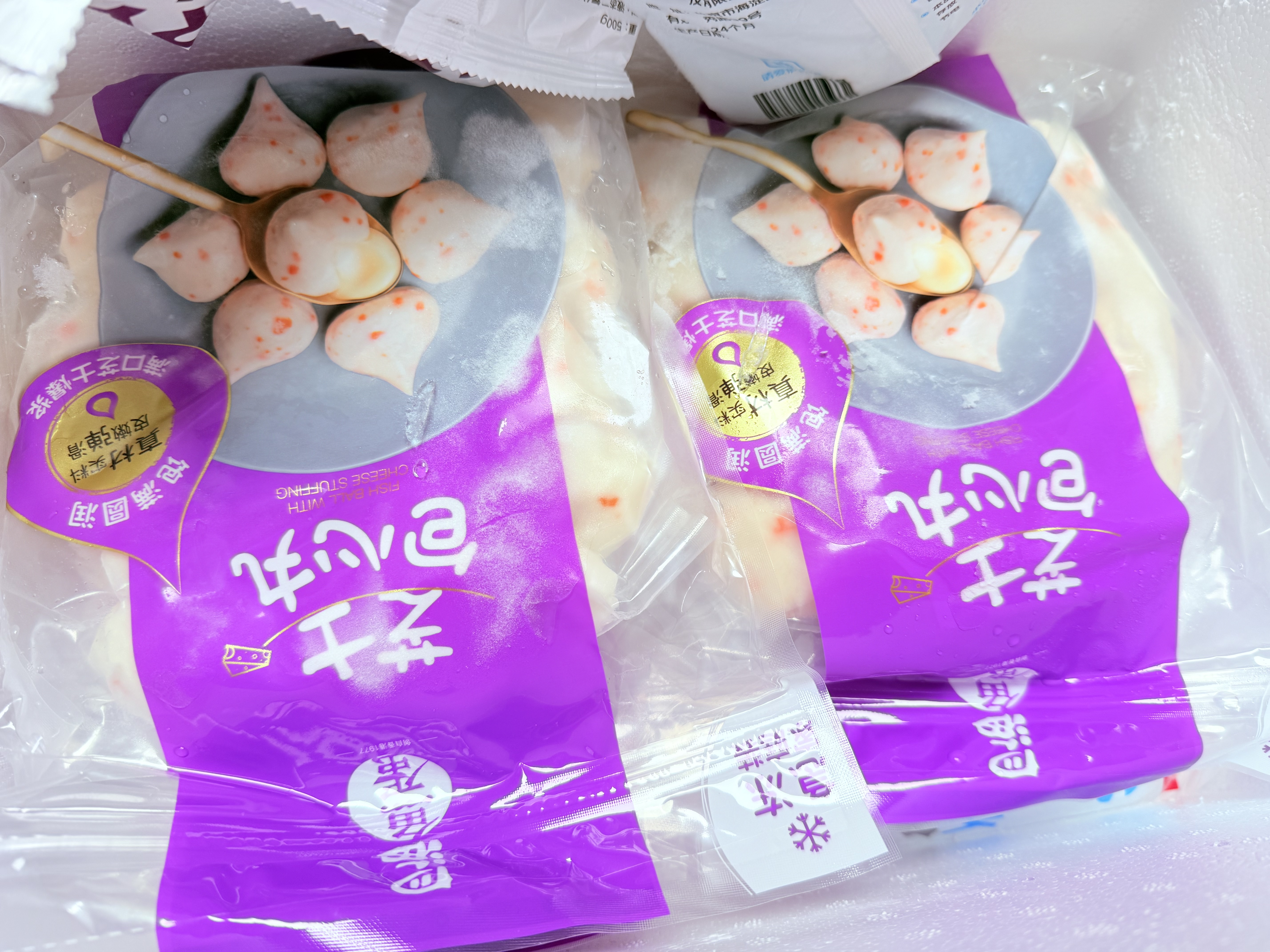 四海鱼蛋供港品质芝士丸一斤装500g火锅食材关东煮丸子生鲜鱼丸鱼籽包 实拍图