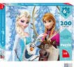 迪士尼（Disney）200片儿童拼图玩具 冰雪奇缘公主家居装饰盒装拼图生日礼物礼品 实拍图