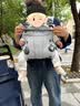 比威亚  Free婴儿背带前抱式轻便透气宝宝背带抱娃神器新生儿四季通用 浅灰色 实拍图