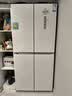 西门子（SIEMENS）558升冰立方零嵌L3十字门对开四开门变频家用嵌入式电冰箱 大容量 智能抗冷凝 北极光系列 KC88BE120C 实拍图