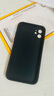 笑源 适用苹果11手机壳iphone11Pro Max保护套超薄液态硅胶玻璃不防摔全包镜头男女款 苹果11【漆木黑】 实拍图