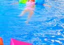 361°儿童泳衣女中小童连体短袖短裤夏季泳装专业学游泳快干温泉游泳衣 实拍图