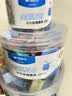 齐心【热门商品】24只41mm彩色长尾票夹燕尾夹2#大号金属夹票据文件夹子 文具办公用品 24只/筒EB452 实拍图