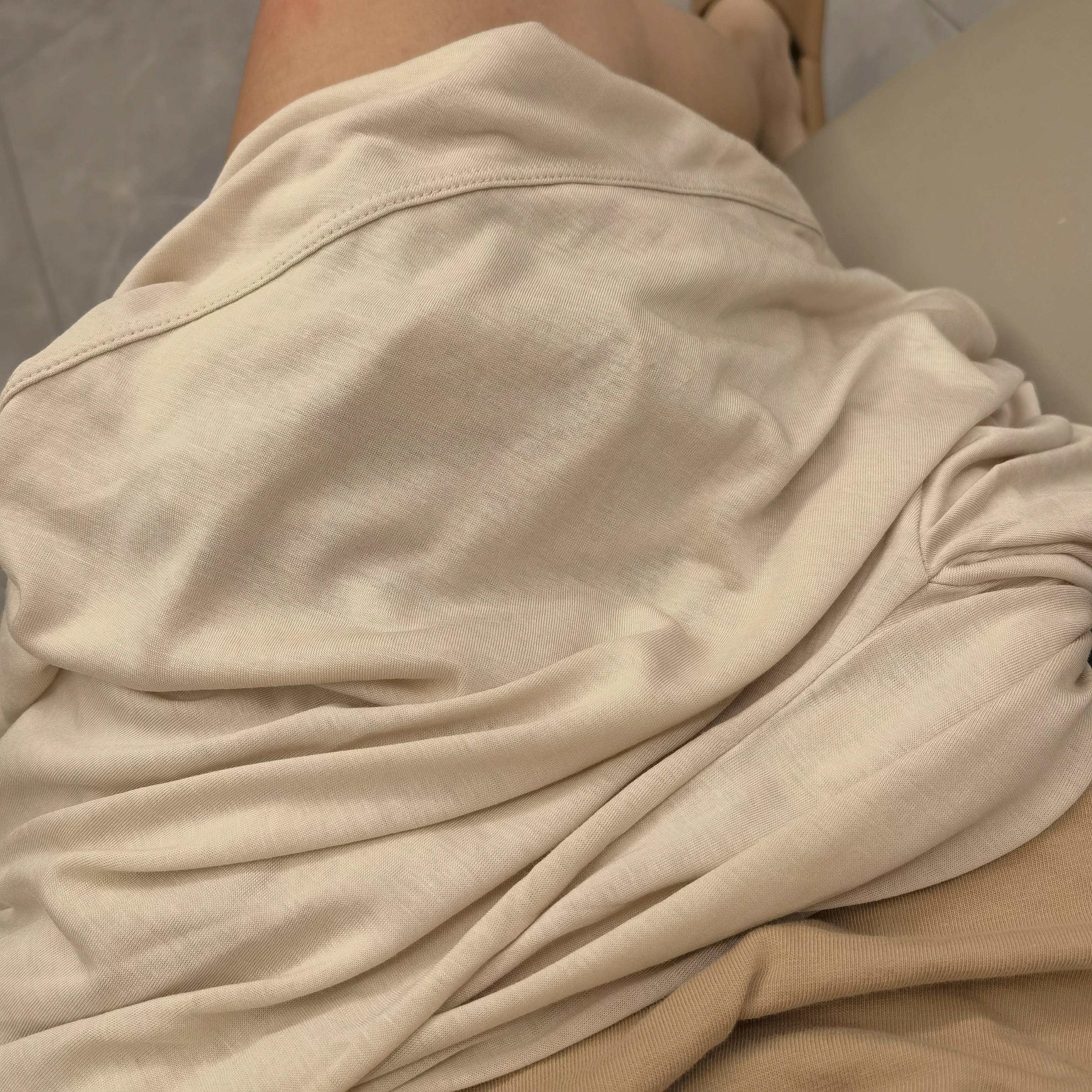 DRUR胖mm健身瑜伽服女短袖T恤速干上衣大码宽松运动罩衫户外跑步服 实拍图