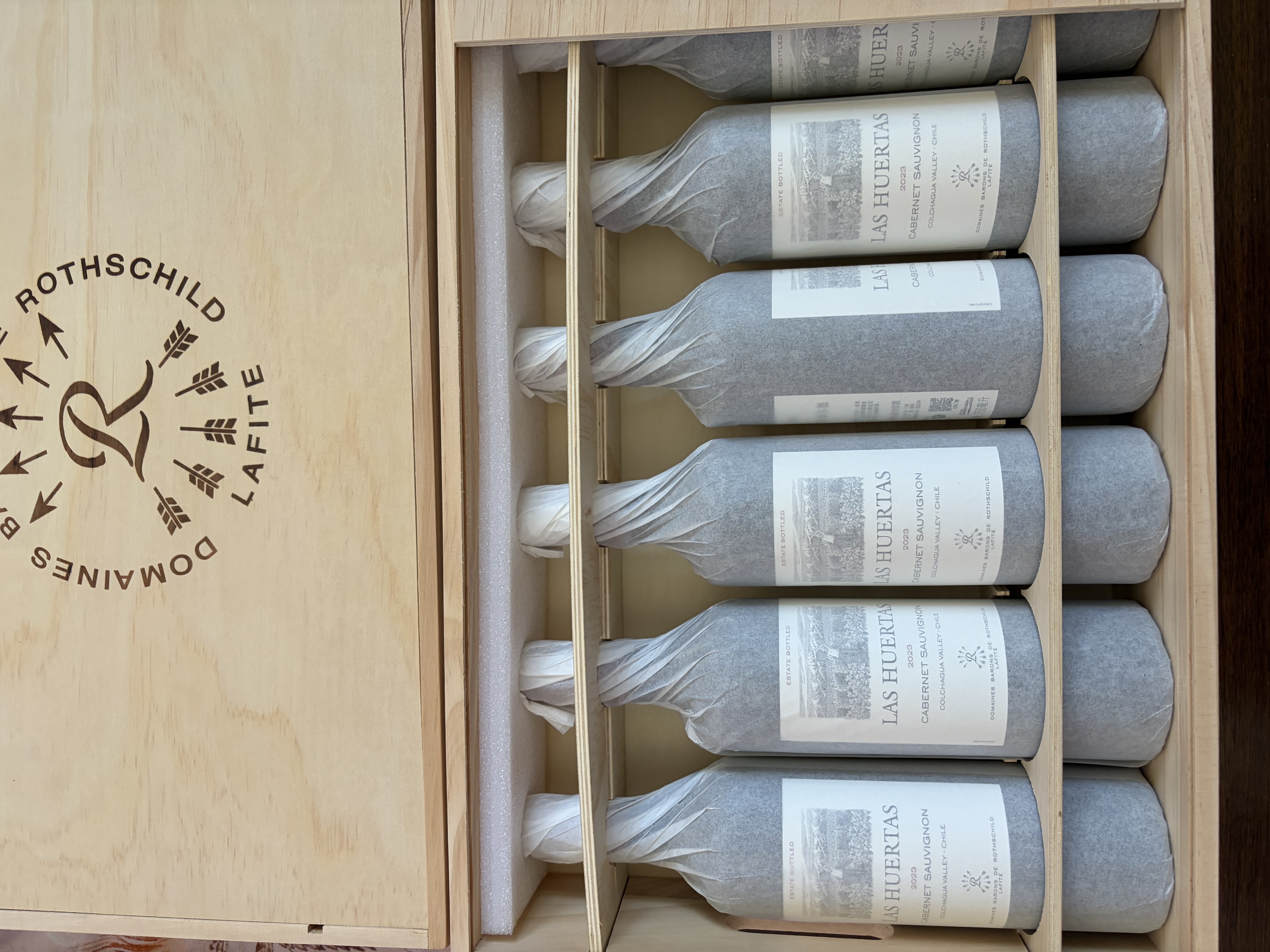 拉菲（LAFITE）花园赤霞珠干红葡萄酒750ml*6瓶 整箱礼盒中秋送礼 原瓶进口红酒 实拍图