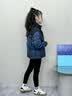 波司登26年冬季男女儿童加厚时尚运动立领短款羽绒服外套T260246110 实拍图
