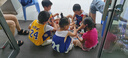 HKBQ儿童篮球服套装定制男女童球服小朋友球衣小学生篮球训练班赛队服 湖人24号黄色 130码 实拍图