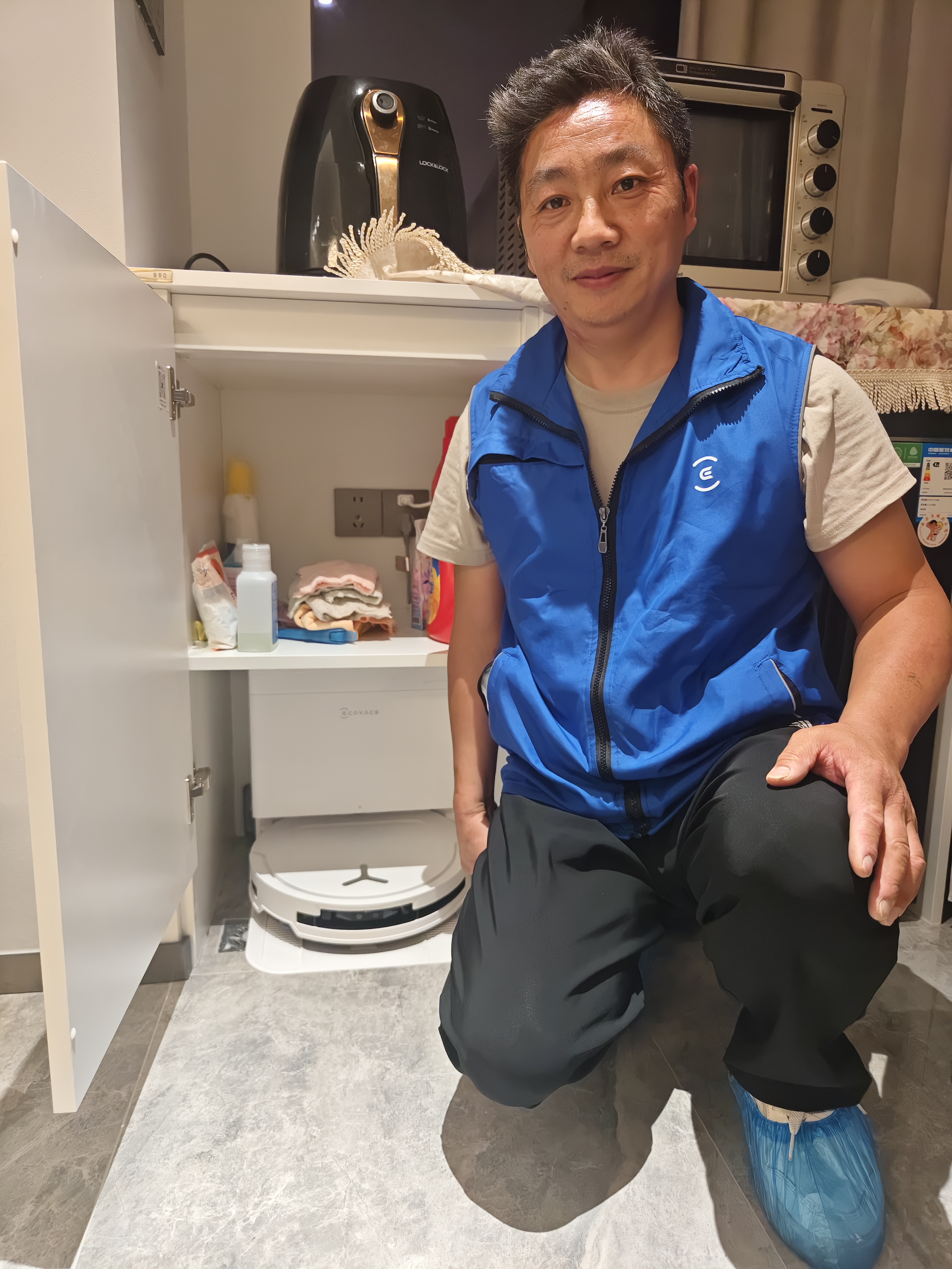 科沃斯T50 PRO扫地机器人扫拖一体自动清洗自集尘自动上下水智能家用毛发0缠(支持鸿蒙智联) 实拍图