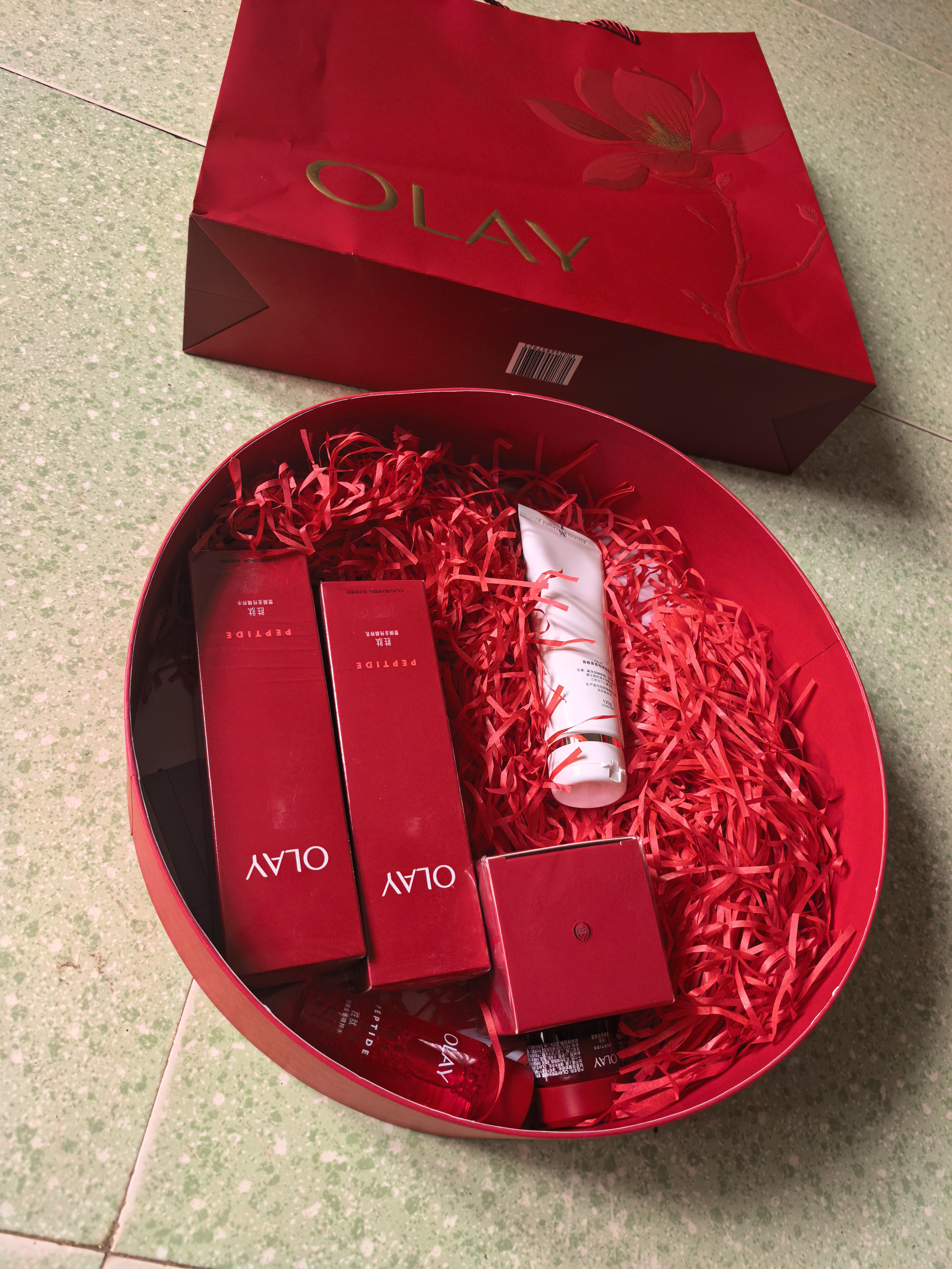 玉兰油（OLAY）大红瓶水乳液面霜保湿抗皱紧致护肤品套装礼盒中秋节礼物送女友 实拍图