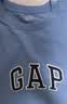 GAP男女装秋季款纯棉字母logo短袖T恤常规上衣美版570044 深蓝色 L 美码 XL亚洲码185/104A 【偏小，建议选大一码】 实拍图
