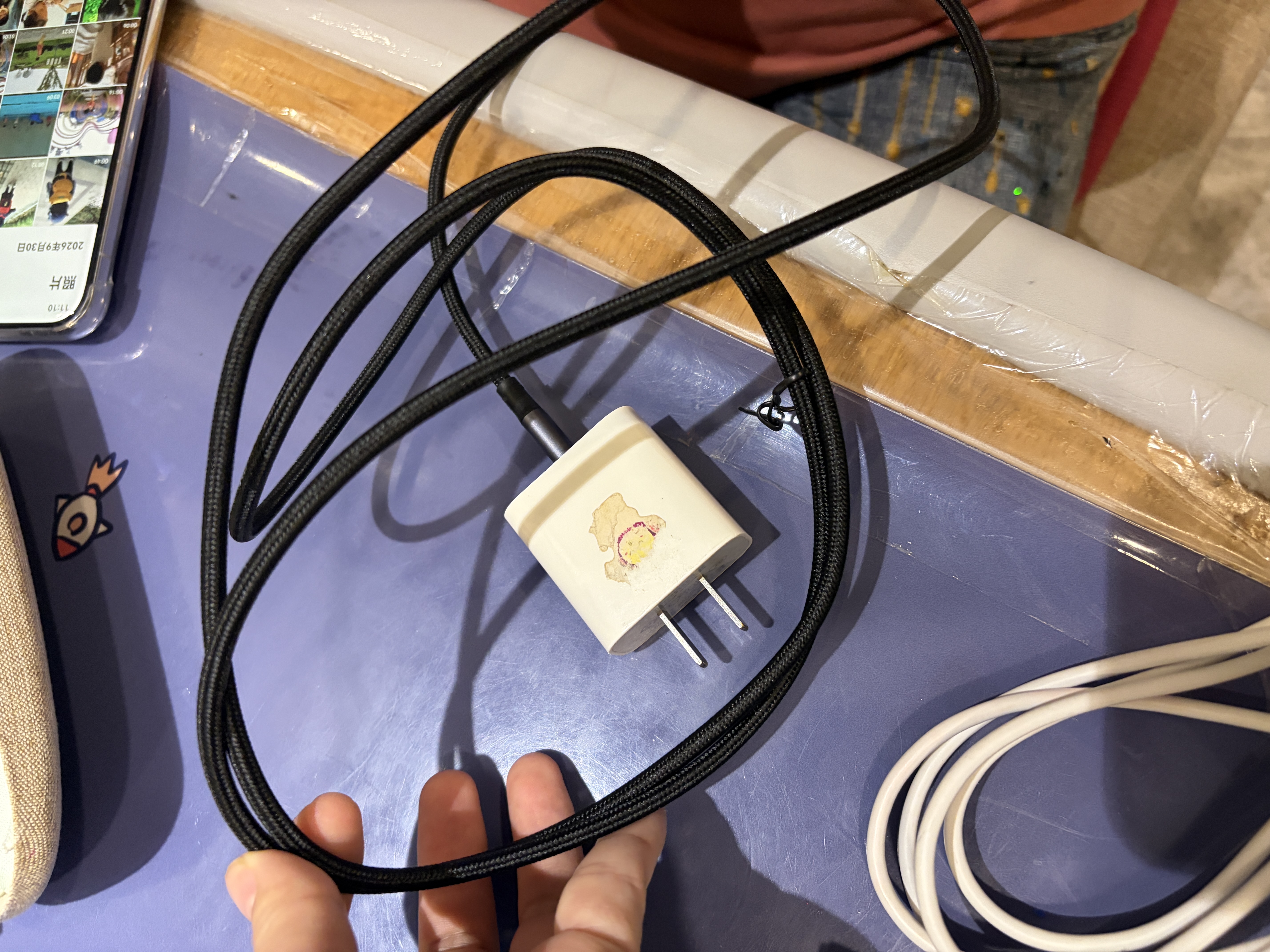 绿联双头Type-C充电线PD100W超级快充数据线适用华为荣耀小米苹果18平板iPad笔记本电脑MacBook车载2米 实拍图