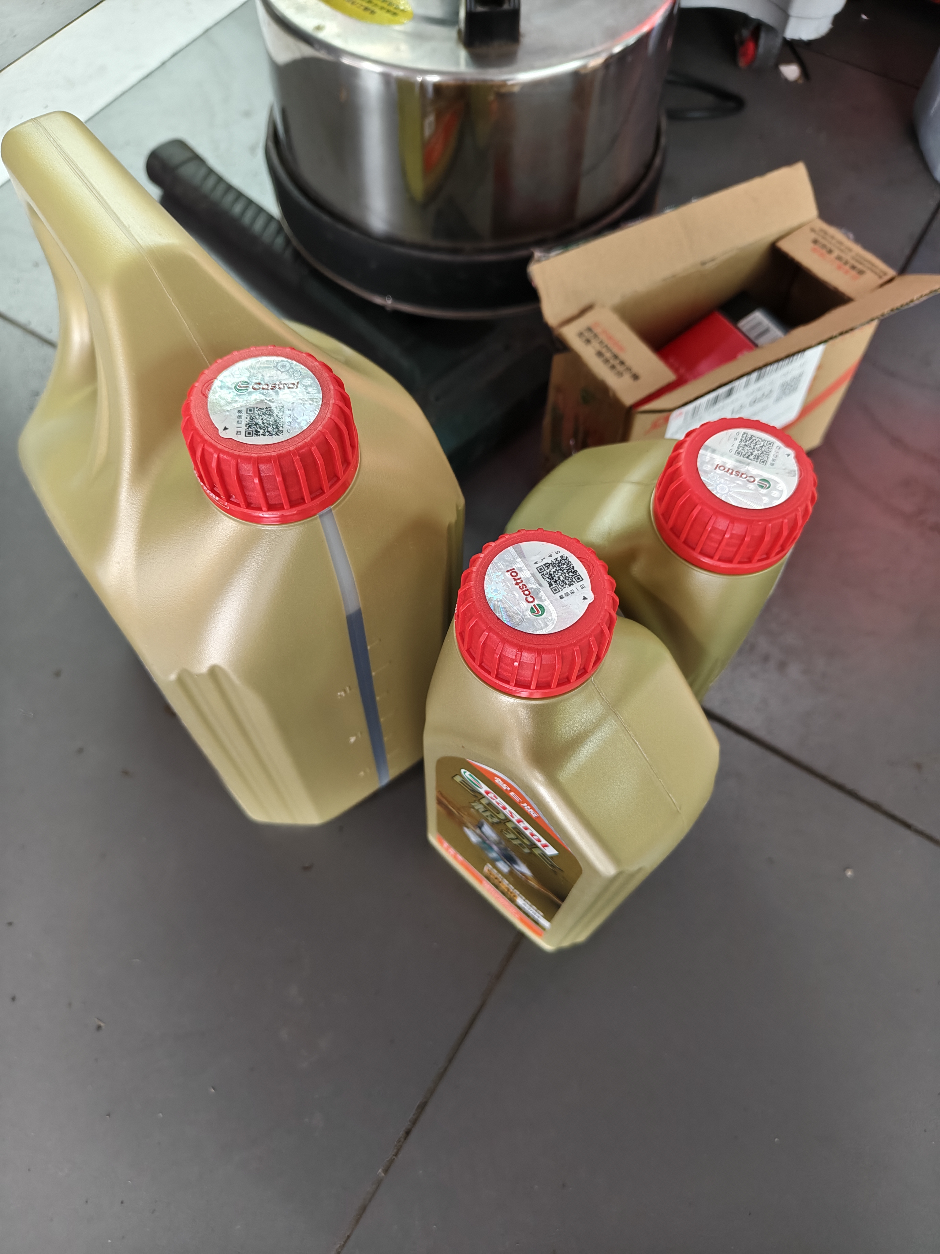 嘉实多（Castrol）极护智E版双次小保养卡 5W-40 SP 6L 含机油+机滤+工时 汽车保养 实拍图