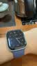 Apple/苹果 Watch S11 智能手表GPS款46毫米银色铝金属表壳雾紫色运动型表带S/M MEVW4CH/B 实拍图