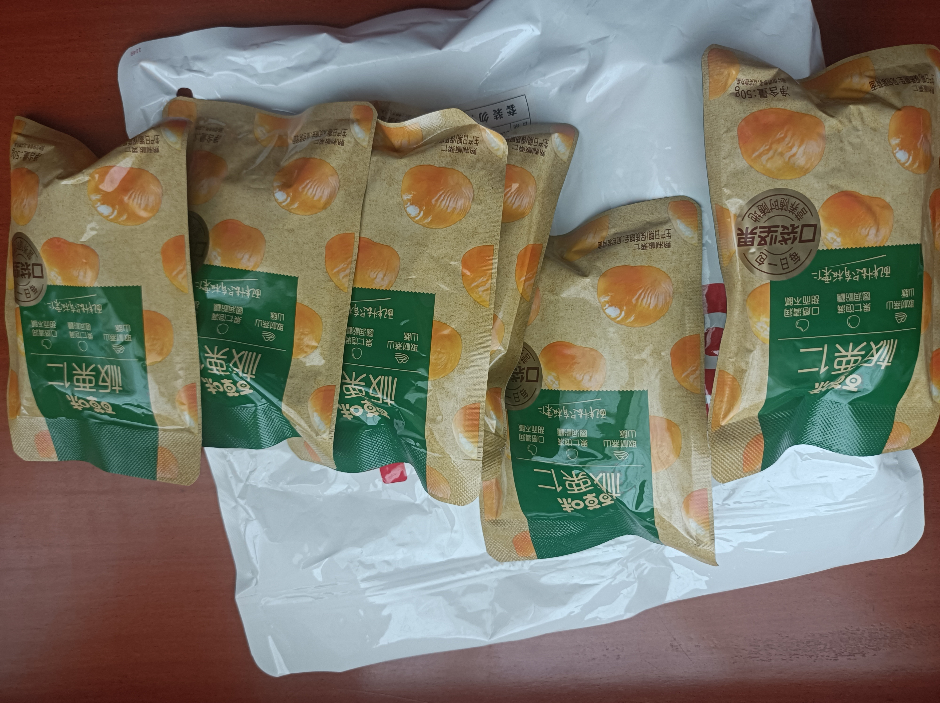 百草味熟制板栗仁50g*8包坚果炒货板栗子仁即食甘栗仁休闲零食 实拍图