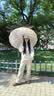 爱上雨24骨雨伞长柄男女士家用大号自动加固结实抗风暴雨专用定制直杆伞 全纤维中棒-加大-24骨梧桐米 实拍图