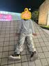 巴拉巴拉童装儿童长袖t恤春秋装男童上衣女童打底衫宝宝 实拍图