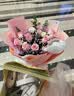 馨仪鲜花速递玫瑰向日葵康乃馨花束送女友老婆生日礼物同城配送 11朵粉玫瑰混搭花束 实拍图