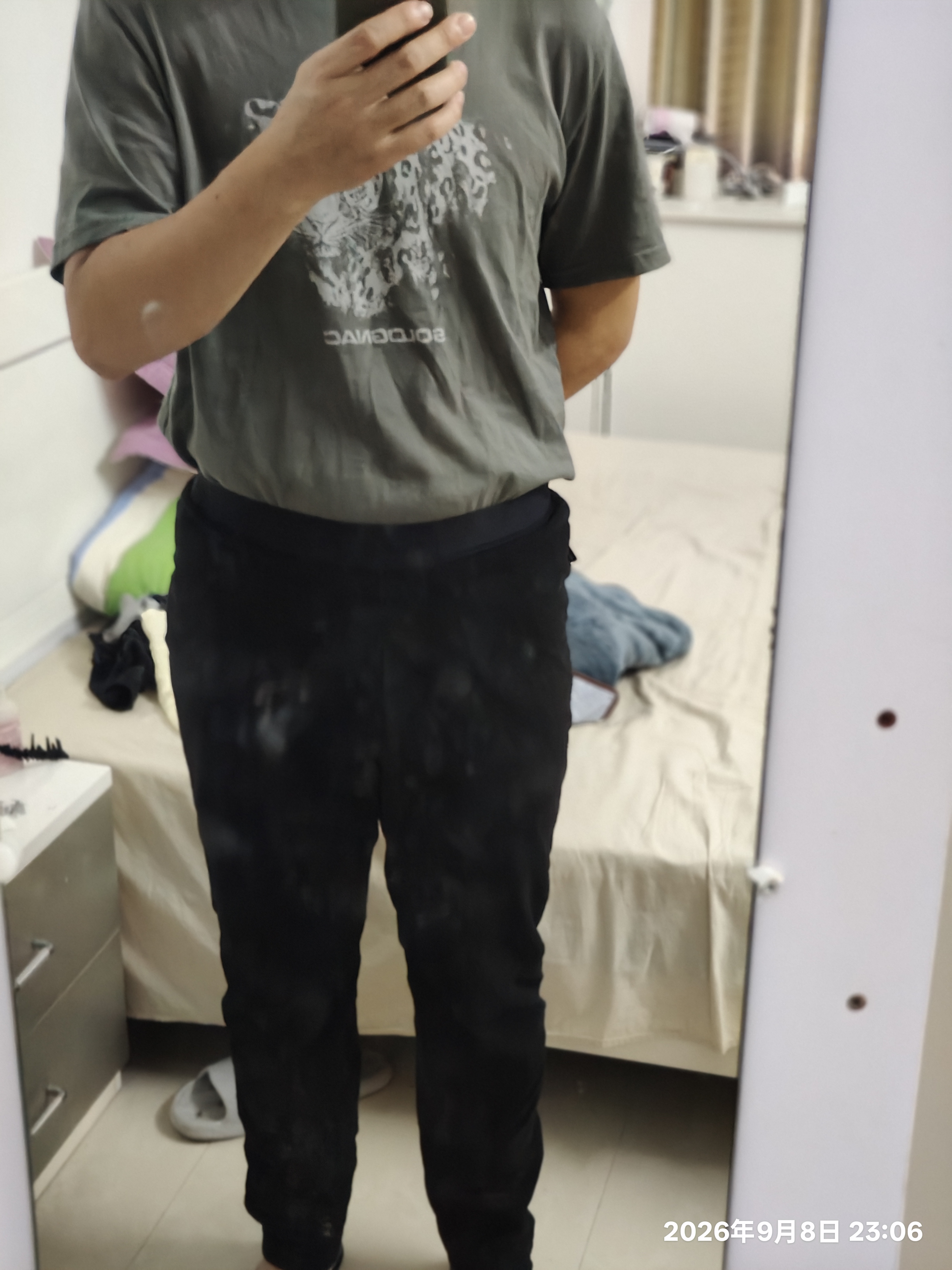 迪卡侬抓绒裤户外保暖裤男加厚内胆绒裤内穿运动加绒秋裤4402529 实拍图