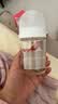 贝亲（Pigeon）玻璃奶瓶宽口径防胀气160ml S号奶嘴 1月+ AA186  实拍图